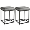 Bar Stools Set of 2 for Kitchen Counter Backless Modern 2pcs Stools Dining Room