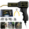 Hot Stapler Plastic Repair Car Bumper Fender Fairing Welder Gun Kit +200 Staples