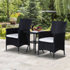 Rattan Furniture Bistro Set Garden Table Chair Patio Outdoor Conservatory Wicker