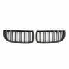 Auto Kidney Grille Gloss Black Double Slat for BMW E90 E91 05-08 Style UK Stock