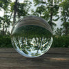80mm Clear Crystal Ball | Glass Lens Sphere | Photography & Decoration | UK
