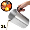 3L Wax Melting Pot Pouring Pitcher Jug Boiler Candle Soap Making Aluminium UK
