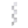 Floating Corner Shelf Wall Mounted Bookshelf Storage Display Unit 5 Tier UK