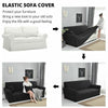 UK Sofa Covers Easy Fit Stretch Protector Soft Couch Cover Thick Plush Velvet P3