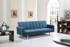 Velvet Modern Recliner Sofa bed Brand New Fabric 3 Seater Padded Sofabed Suite