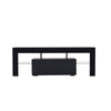 Modern Black TV Unit Cabinet Stand Entertainment High Gloss Door TV Table Desk