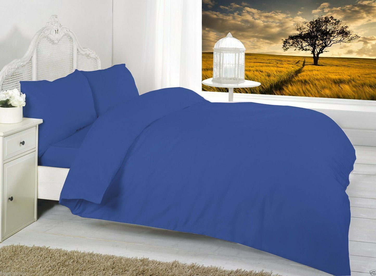Luxury Duvet Quilt Cover Sets Cotton Blend King Double Single Super 40%