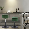 1x Breakfast Bar Stools Bar Chairs for Kitchen Bar Stools with Velvet Swivel Gas