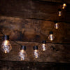 20 LED Solar String Lights Garden Outdoor Fairy Vintage Edison Bulb Summer Party