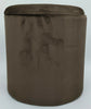 Round Ottoman Storage Pouffe Stool Soft Velvet Footstool Dressing Vanity Chair