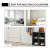 Console Table 2 Drawer Hall Table Wood Storage Shelf White