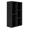 Wooden Storage Unit 5 Cube Cabinet Strong Bookcase Shelving Home Office Display