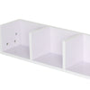 Modern Wall Mount Storage Shelf CD Media Storage Rack Wooden 4 Unit Practical