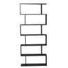 6 Tier S Shape Bookshelf Storage Display Stand Modern Z-Shelf Wooden Book Shelve
