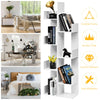 7-tier Bookcase Tree Shape Bookshelf Case Storage Display Display Unit Shelf