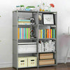 5 Tier Bookcase Shelf Drawer Racking Storage Shelving Units Heavy Duty Shelves
