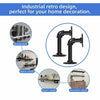 2PCS Pipe Shelf Brackets Industrial Iron Rustic Shelves Wall Floating Supports