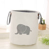 Washing Dirty Clothes Laundry Basket Canvas Baby Toy Hamper Bin Storage Bag Box