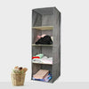 3/4/5 Tier DRAWER SHELVES HANGING WARDROBE SHOE GARMENT ORGANISER STORAGE CLOTHE