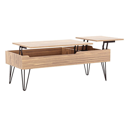 Lift Top Coffee Table w/ Storage Shelf Compartment Desk Living Room Center Table