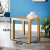 Oak Clean & White Finish Small Croft Bedside Table Decor Living Room End Tables