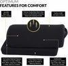 Ergonomic Memory Foam Foot Rest Under Desk Home Office Cushion Pillow Black