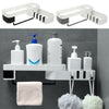 Shower Room Corner Shelf Bathroom Shampoo Cosmetics Shelving Holder Storage Rack