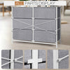 5|6|8 Draws Fabric Chest of Drawer Bedroom Furniture Hallway Storage Metal Frame