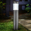 Solar Lamp Post Bollard PIR LED Path Lights Outdoor Garden Motion Sensor Lights