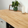 Solid Oak Kitchen Wood Worktops 2M 3M 4M & Breakfast Bars, Solid Wooden Worktop