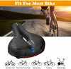 WIDE EXTRA COMFY BIKE GEL CRUISER COMFORT SPORTY SOFT PAD SADDLE SEAT BICYCLE UK