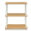 Furinno Turn-N-Tube 3-Tier Compact Multipurpose Shelf Display Rack Bookshelf