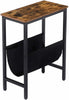 Side Table End Table w/ Magazine Holder Sling Nightstand 48 x 24 x 61cm Vintage