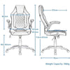 Office Gaming Chair Adjustable Computer Swivel Chair with Arms and Back Support