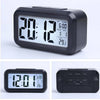 UK Digital LCD Snooze Electronic Alarm Clock with LED Backlight Light Control