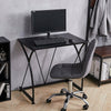 Computer Desk Black Office Home Portable Compact Workstation Study Laptop Table