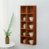 Vintage Wooden Storage Unit Wall Floating Shelves Storage Display Shelf Cabinet