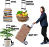 75KG Heavy Duty Folding Hand Trolley Multi Function Industrial Aluminum Truck UK