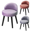 Scallop Velvet Dressing Table Stool Chair Vanity Piano Seat Bedroom Makeup Stool