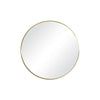 Industrial 50cm Round Home Bathroom Glass Wall Mounted Vanity Mirror Bedroom