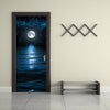 Moon and Stars Door Mural Self-Adhesive Stickers with European Standard Size 88x