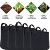 5PCS/SET 1 3 5 7 10 Gallon Fabric Root Pots Garden Vegetable Plant Grow Pot Bags