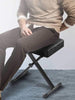 Keyboard Piano Bench Stool Soft Drum Throne Black Seat Padded Adjustable Height