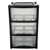 LARGE 3 & 4 PLASTIC DRAWERS -TOWER UNIT TROLLEY CHEST DRAWER SCHOOL OFFICE HOME