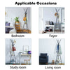 181cm Industrial Style Coat Rack Stand Hall Tree Free Standing with 2 Shelves