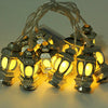 Eid Mubarak Ramadan String Lights lantern Ornament Muslim Islamic Decoration LED