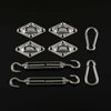 8pcs Stainless Steel Sun Sail Shade Canopy Fixing Fittings Hardware Accessory CP