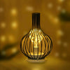 Retro Table Lamp Geometric Wire Industrial LED Light Bulb Bedside Desk Light UK