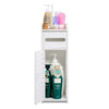 Small Bathroom Shelf Cabinet Cupboard Bedroom Toilet Storage Unit Standing White