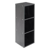 3Tier Cube Bookcase Display Shelving Storage Unit Wooden Stand Corner Shelves UK